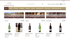 Desktop Screenshot of bodegaspuelles.com